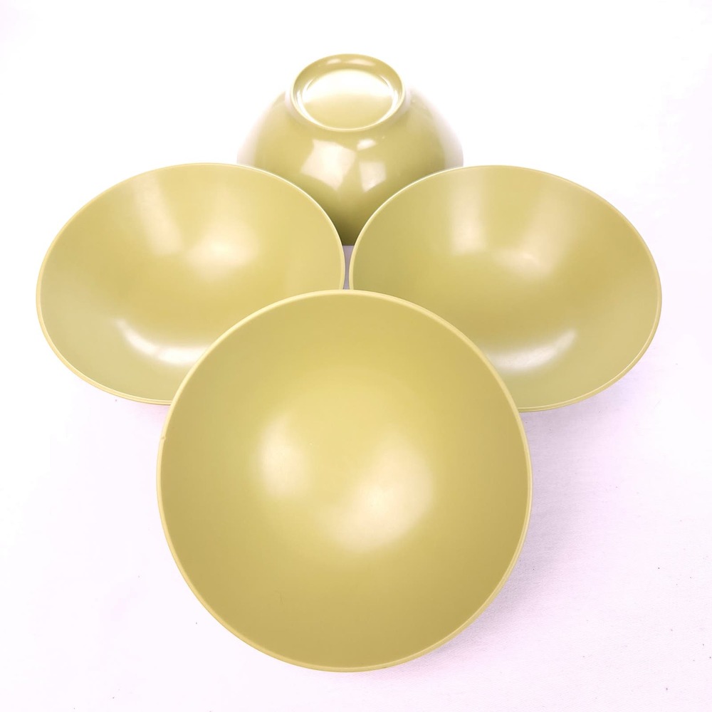Vintage Prolon Green Melamine Bowls